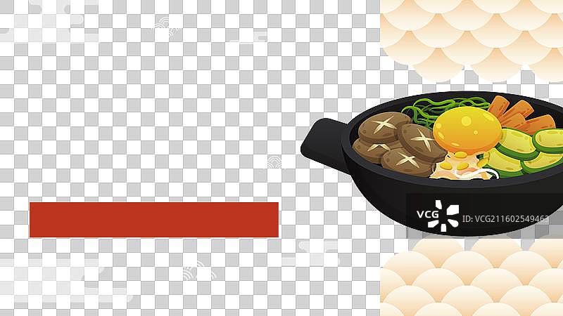 渐变韩式餐厅YouTube缩略图图片素材