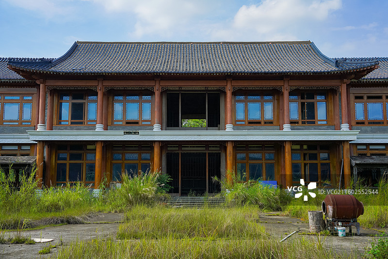 广东省河源市，李河君首富，四合院，豪宅图片素材