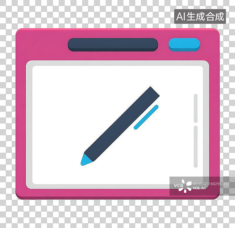 【AI数字艺术】绘图板与触控笔图片素材