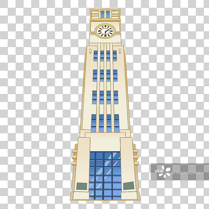 宜宾地标宜宾钟鼓楼图片素材