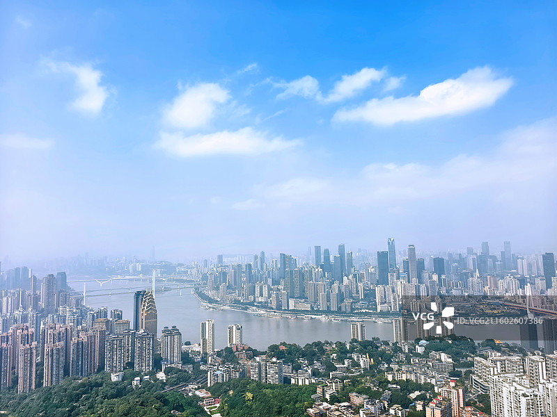 老君洞俯瞰长江图片素材