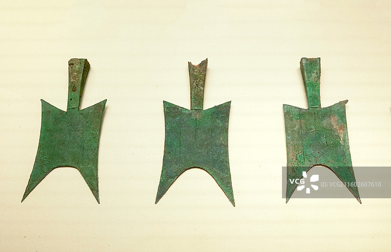 青铜空首布 春秋·晋 1956年山西侯马出土 中国国家博物馆“古代中国基本陈列”图片素材