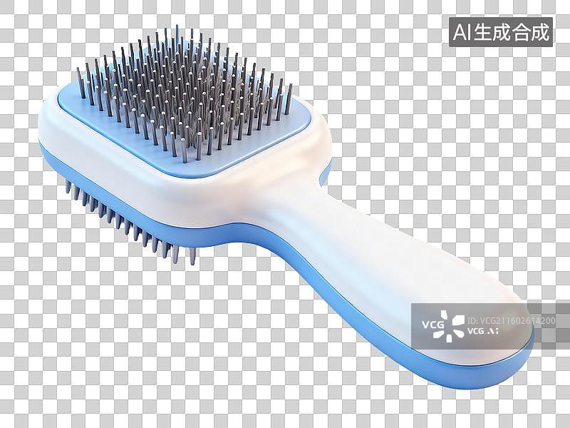 【AI数字艺术】3D写实风宠物用品宠物梳毛工具图片素材