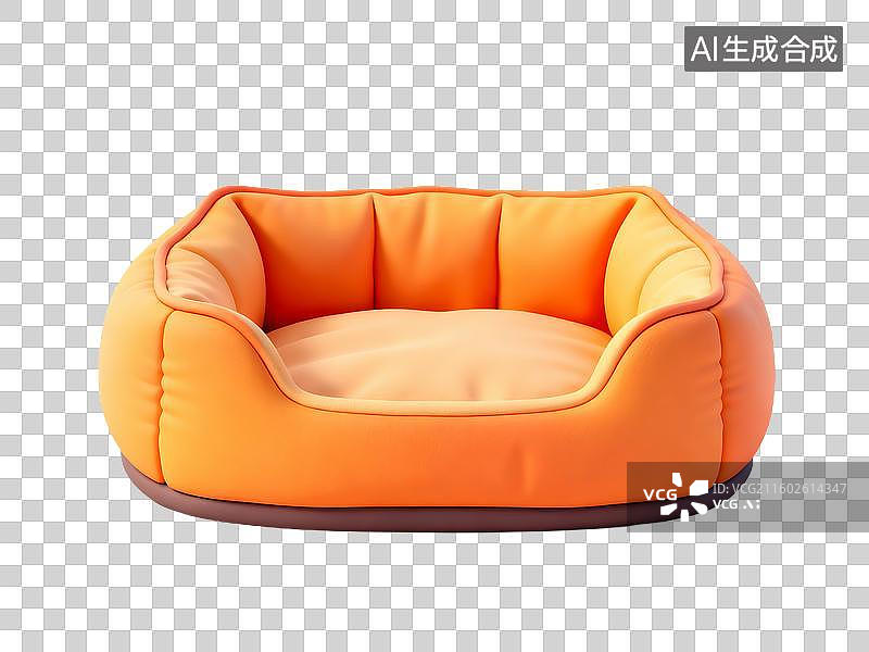 【AI数字艺术】3D粘土风宠物用品狗窝图片素材