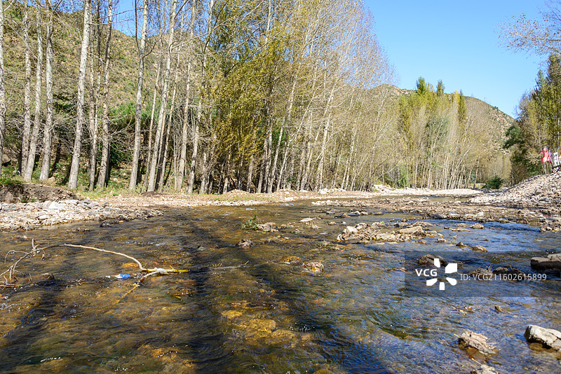 内蒙古赤峰喀喇沁旗王府镇陈砬线河沟风光图片素材