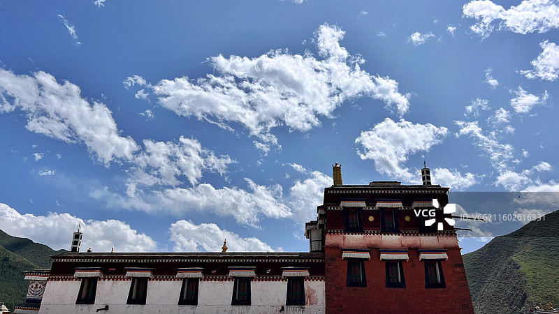 甘肃甘南夏河拉卜楞寺图片素材