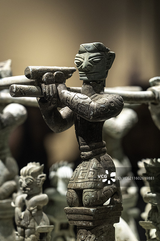 三星堆展览图片素材