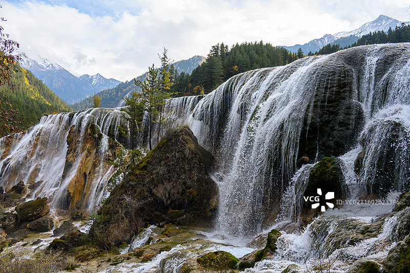 秋天的九寨沟图片素材