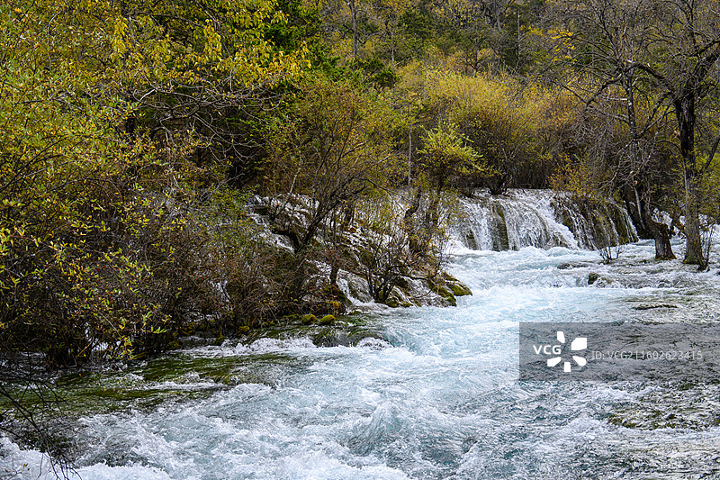 秋天的九寨沟图片素材