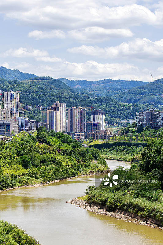 通江县谭家河湿地公园图片素材