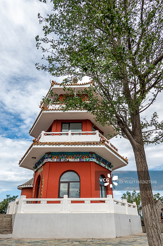 北京百望山望儿山望京楼图片素材