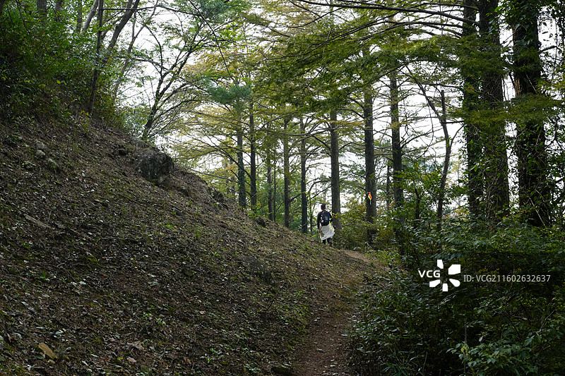 宁波 奉化 溪口镇 雪窦山 山区图片素材