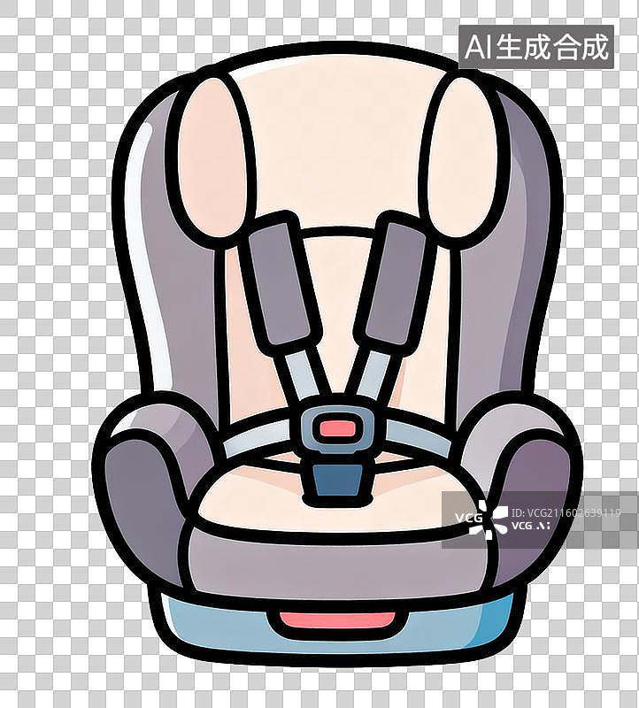 【AI数字艺术】可爱卡通角色带独特头盔图片素材