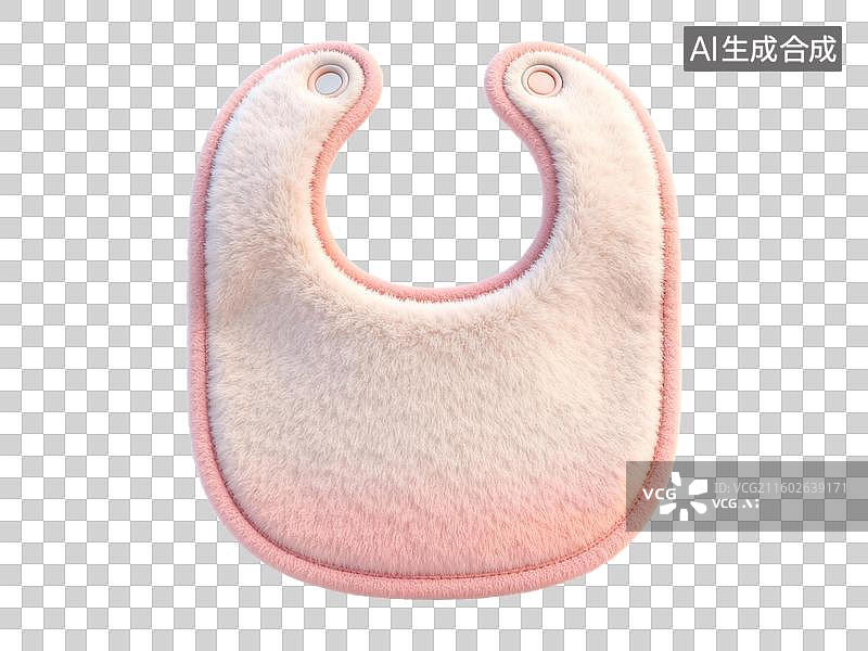 【AI数字艺术】柔软渐变婴儿围兜图片素材