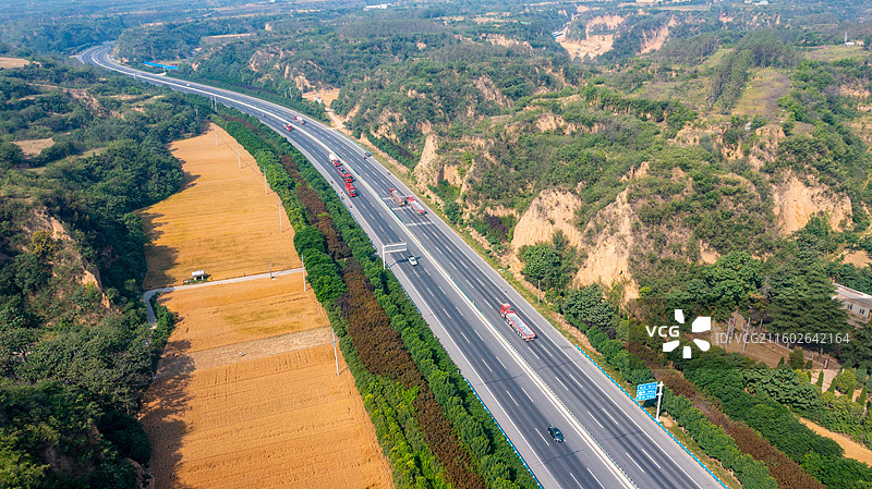 河南郑州荥阳沿黄快速通道虎牢关景区图片素材