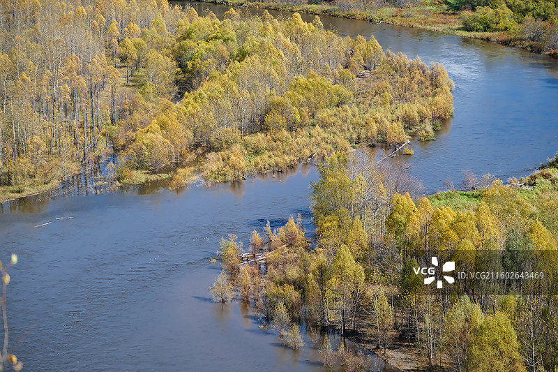 根河源国家湿地公园图片素材
