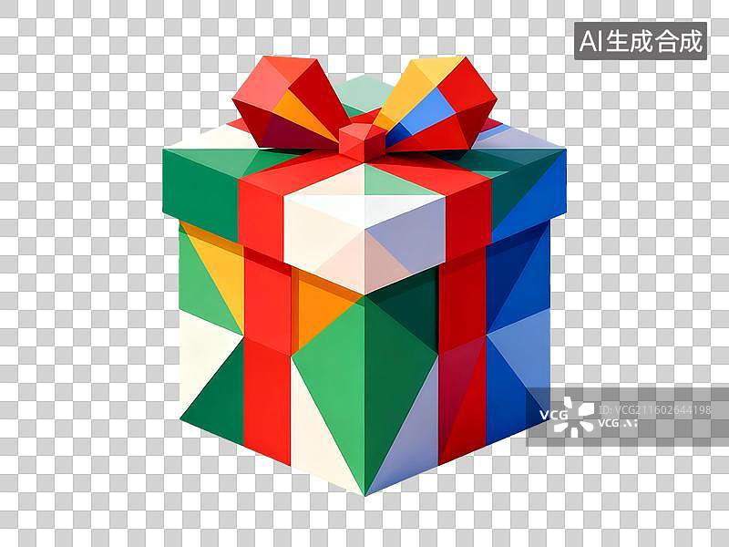 【AI数字艺术】圣诞礼物盒 圣诞主题插画 免抠元素图片素材