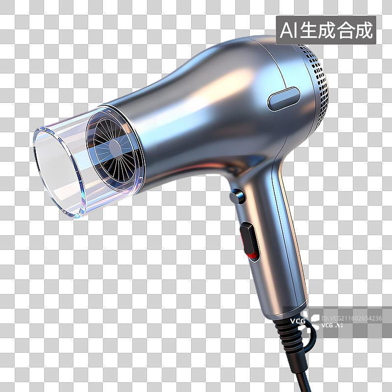 【AI数字艺术】现代个人用电动吹风机图片素材