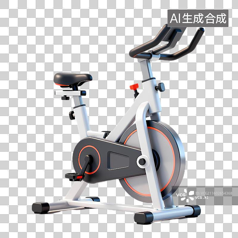 【AI数字艺术】家用健身动感单车图片素材
