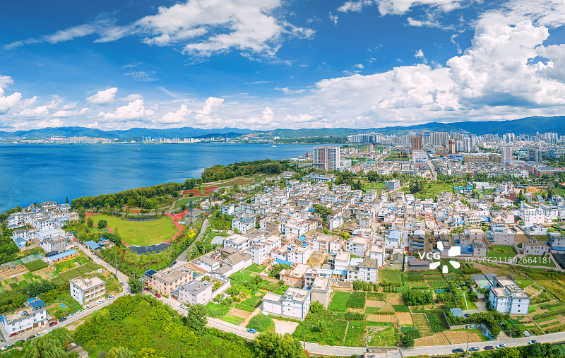 云南大理古城洱海风光图片素材