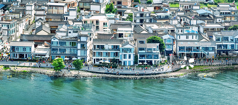 云南大理古城洱海风光图片素材