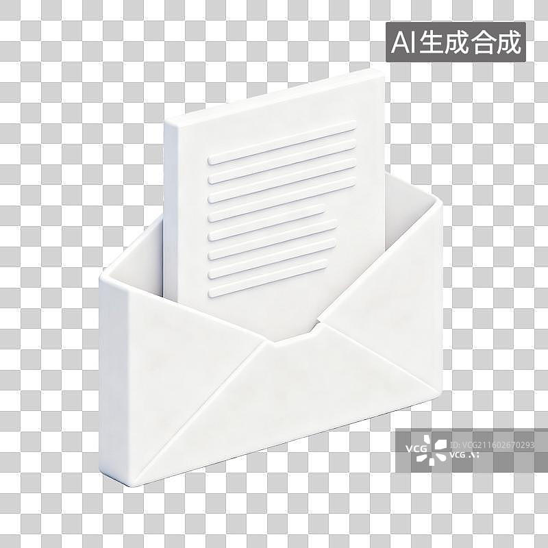 【AI数字艺术】免抠元素信封图标图片素材