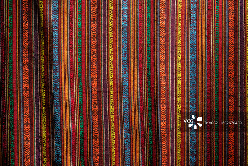 中国非物质文化遗产，独龙毯图片素材