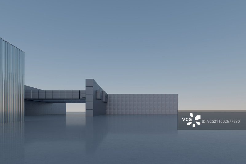 现代展厅建筑外立面图片素材