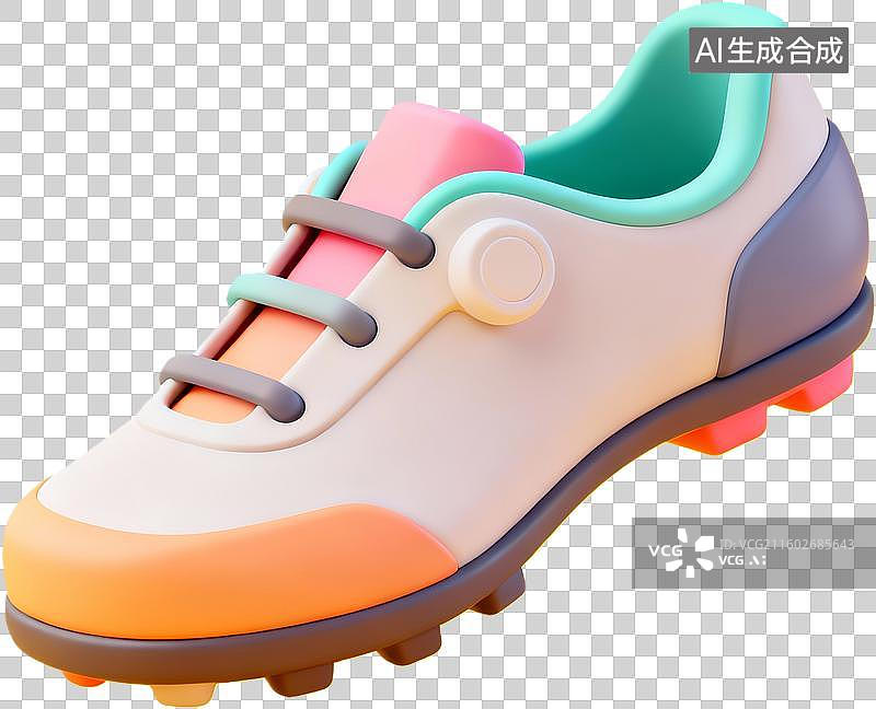 【AI数字艺术】彩色运动鞋设计展示图片素材