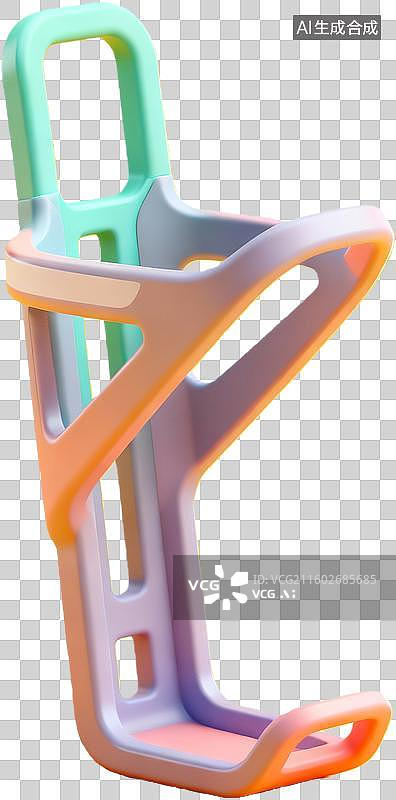 【AI数字艺术】多彩自行车水壶架设计图片素材