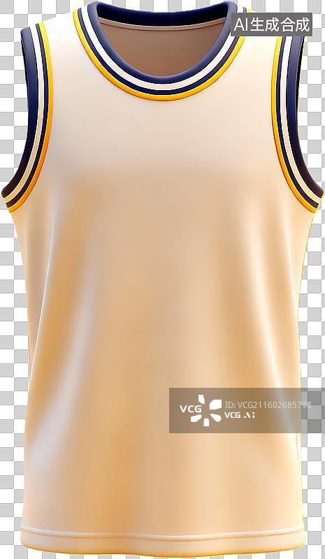 【AI数字艺术】浅色篮球背心设计展示图片素材