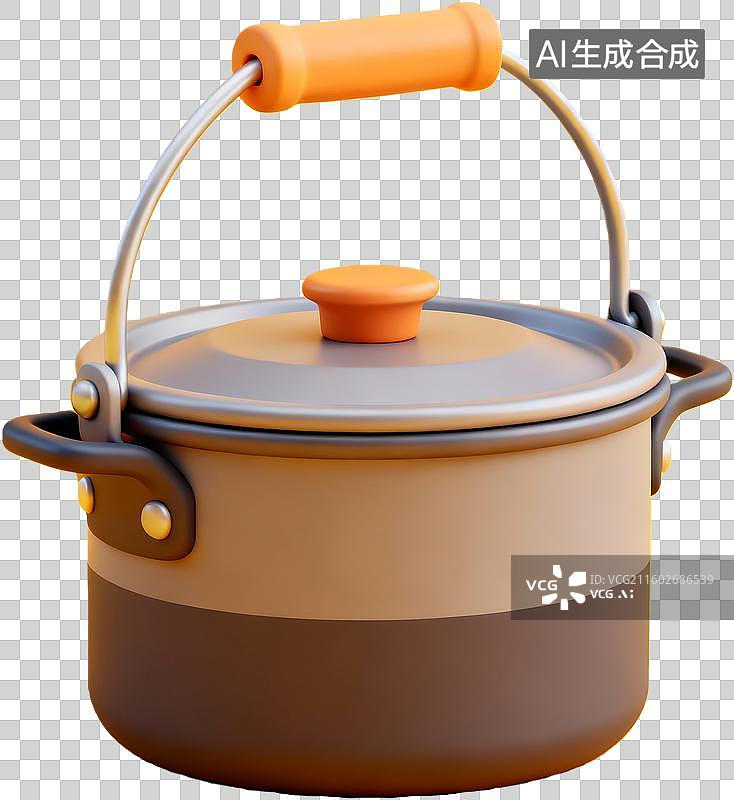 【AI数字艺术】户外便携式烹饪锅具图片素材