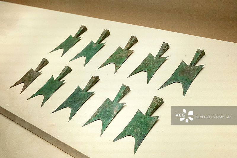 青铜空首布 春秋·晋 1956年山西侯马出土 中国国家博物馆“古代中国基本陈列”图片素材