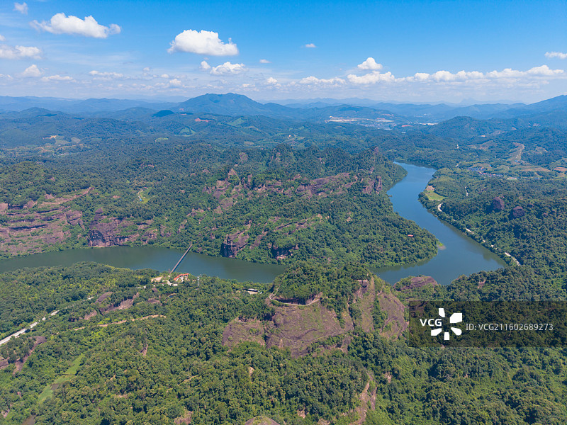 福建省三明市永安市，桃源洞，百丈岩，马氏真仙祖庙图片素材
