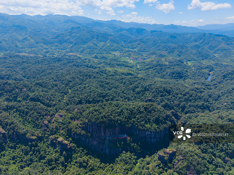 福建省三明市永安市，桃源洞，百丈岩，马氏真仙祖庙图片素材