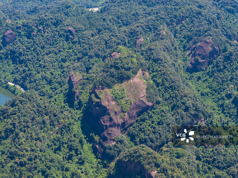 福建省三明市永安市，桃源洞，百丈岩，马氏真仙祖庙图片素材