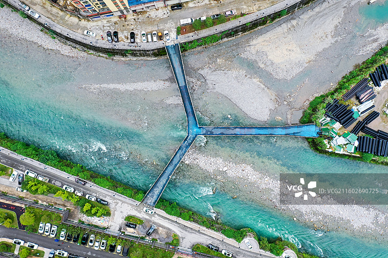 湖北省恩施州鹤峰县废弃水泥厂图片素材