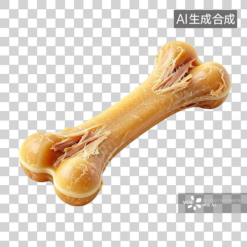 【AI数字艺术】鸡肉味狗狗磨牙骨图片素材