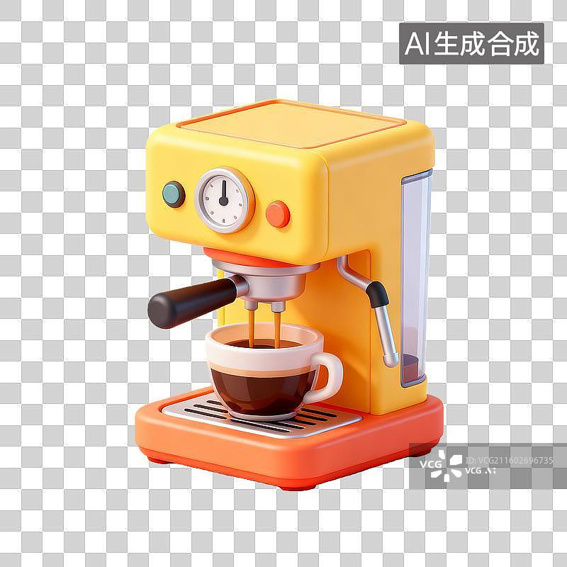 【AI数字艺术】饮料咖啡机图标图片素材
