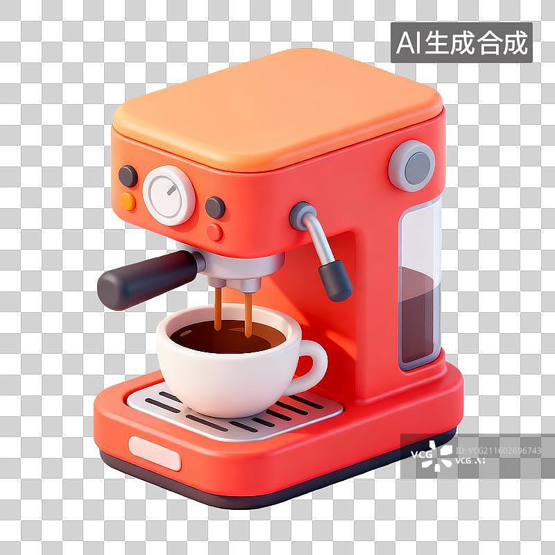 【AI数字艺术】饮料咖啡机图标图片素材
