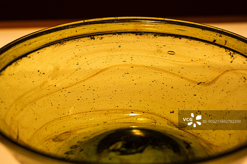 唐代 玻璃碗 宁夏固原博物馆图片素材