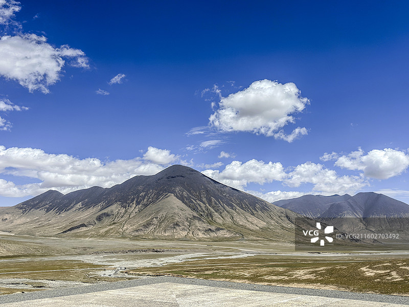 走进可可西里西王母瑶池线图片素材