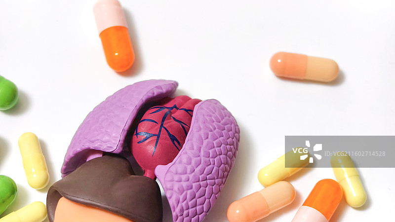 肺炎流感口服药图片素材