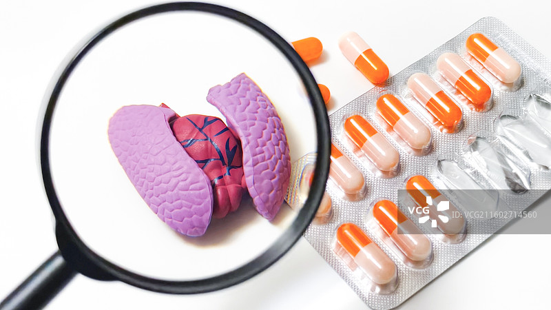 肺炎流感口服药图片素材