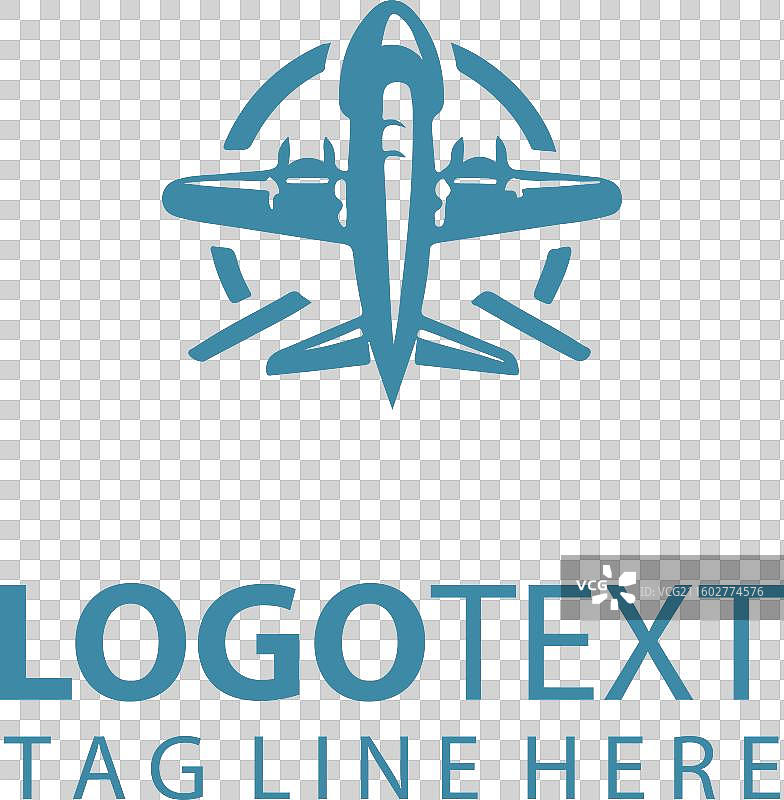 螺旋桨飞机标志图片素材