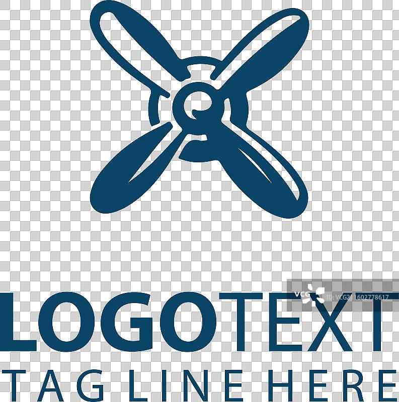 螺旋桨飞机标志图片素材