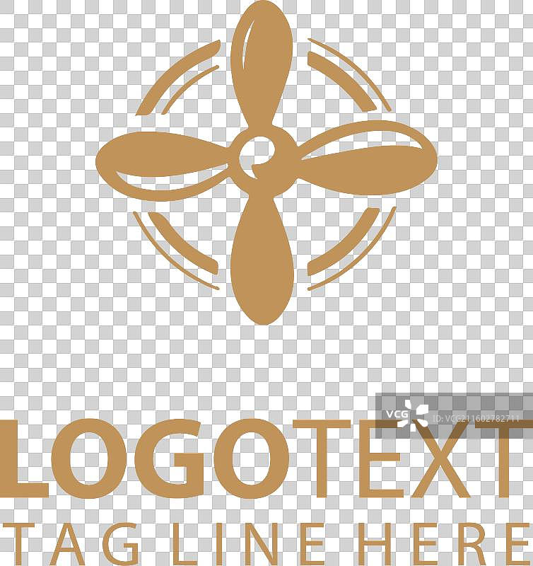 螺旋桨飞机标志图片素材