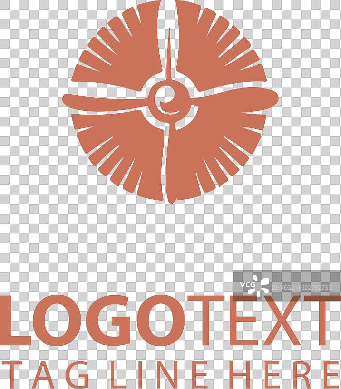 螺旋桨飞机标志图片素材