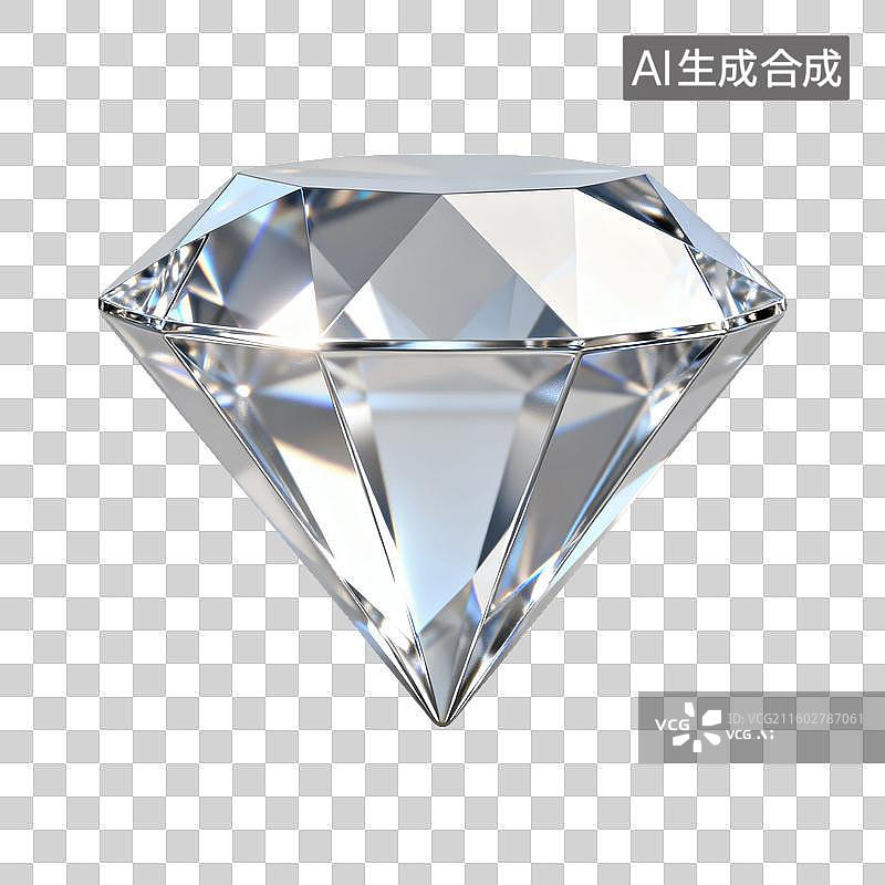 【AI数字艺术】晶莹剔透的璀璨钻石图片素材