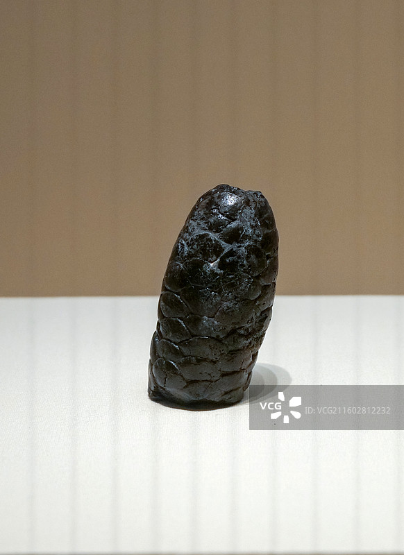 松塔形墨 东汉 1974年宁夏固原西郊出土 中国国家博物馆“古代中国基本陈列”图片素材